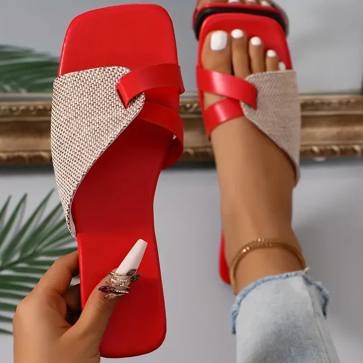 Compra sandalia plana para mujer elegante, ortopédica y antideslizante, cómoda y resistente para uso diario en interiores y exteriores.