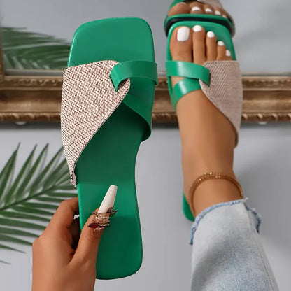 Compra sandalia plana para mujer elegante, ortopédica y antideslizante, cómoda y resistente para uso diario en interiores y exteriores.