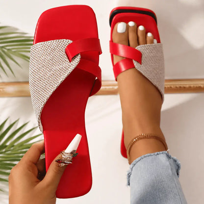 Compra sandalia plana para mujer elegante, ortopédica y antideslizante, cómoda y resistente para uso diario en interiores y exteriores.