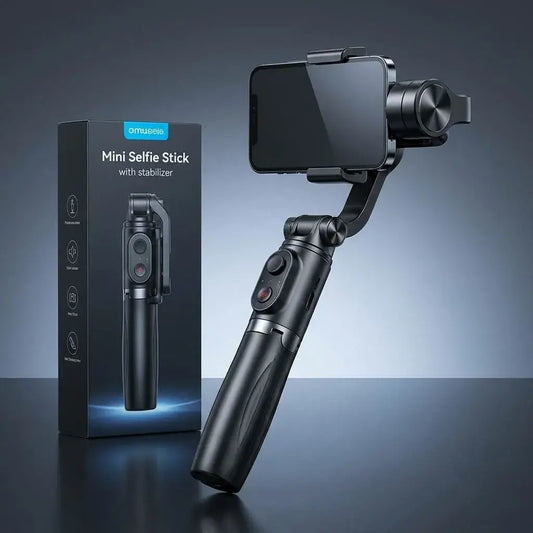 Trípode selfie stick 3 en 1 con control Bluetooth. Soporte para celular extensible, portátil y ideal para fotos y videos.