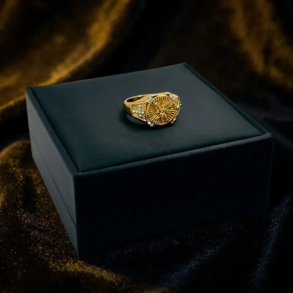 Set de anillos religiosos ajustables con diseños espirituales, ideales para uso diario, celebraciones especiales y regalos con significado.