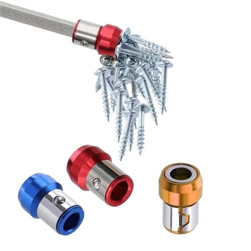 Set porta puntas para taladro con sistema magnético y cambio rápido. Compatible universal, resistente y práctico para múltiples trabajos.