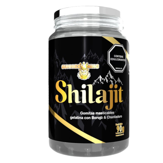 Shilajit Gummies 30 gomitas naturales para complementar energía, vitalidad y bienestar diario.