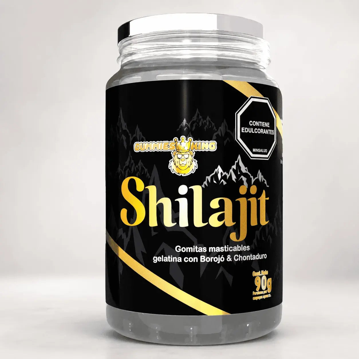 Shilajit Gummies 30 gomitas naturales para complementar energía, vitalidad y bienestar diario.
