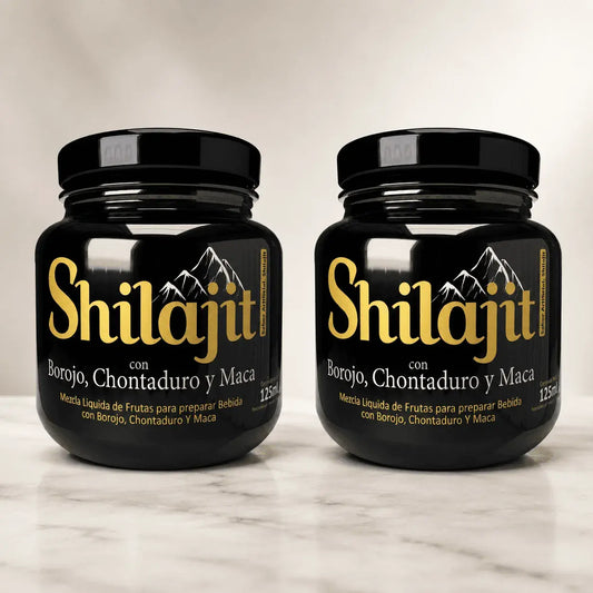 Shilajit Jalea con registro INVIMA, presentación práctica para complementar rutinas de vitalidad y bienestar general. Incluye obsequio.