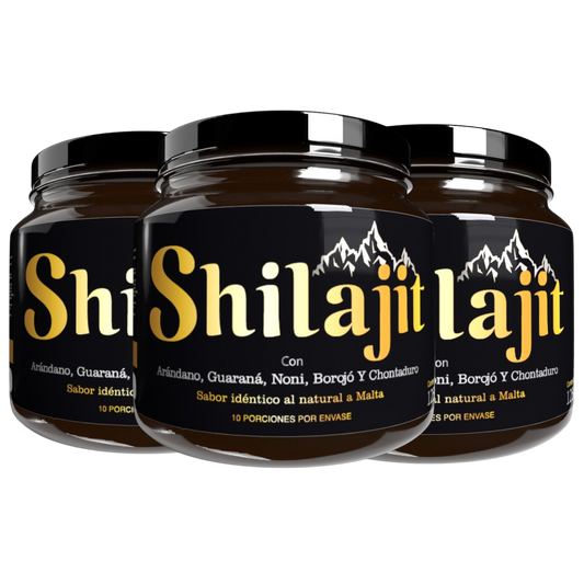 Shilajit Original bálsamo natural 125mL con minerales y antioxidantes para bienestar y vitalidad diaria.