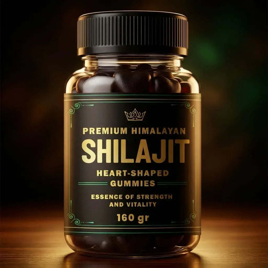 Gomas de Shilajit con sabor agradable, fáciles de consumir y pensadas para apoyar energía y bienestar diario de forma práctica.