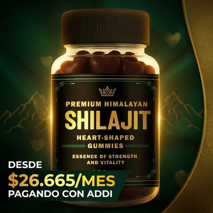 Gomas de Shilajit con sabor agradable, fáciles de consumir y pensadas para apoyar energía y bienestar diario de forma práctica.