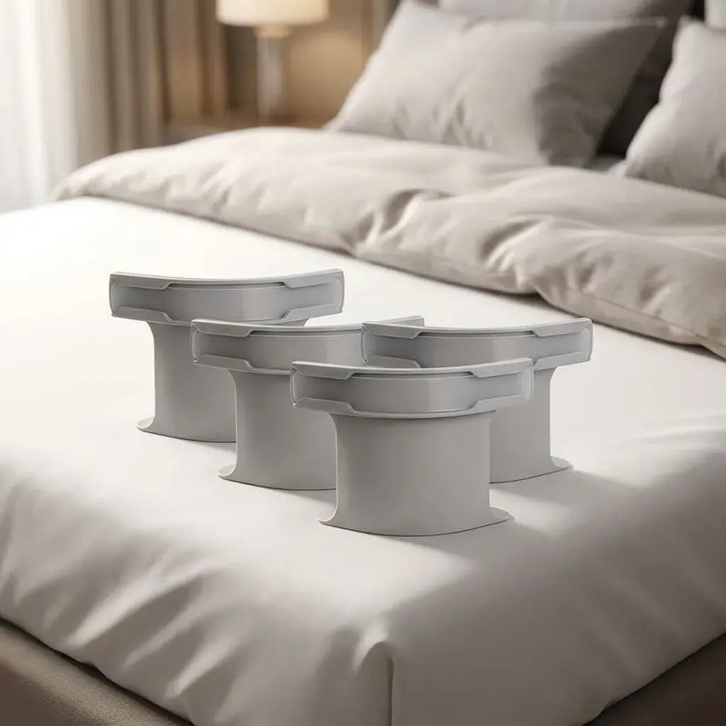 Sujetador de sábanas set x4 DROPS, ideal para mantener las sábanas firmes, evitar arrugas, deslizamientos y mejorar el orden de la cama.