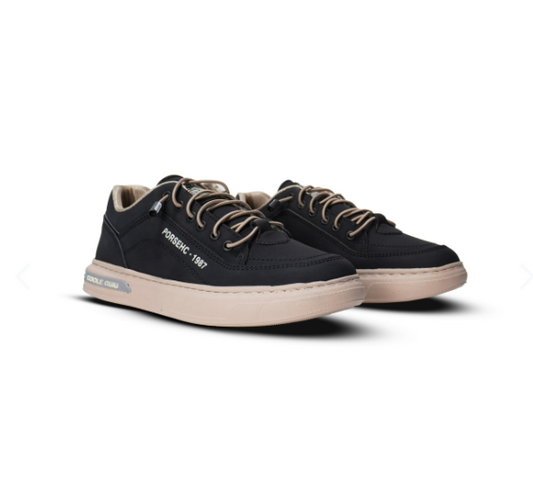 Tenis Boston para hombre en cuero sintético con suela antideslizante. Diseño casual urbano, cómodos y resistentes para uso diario en Colombia.