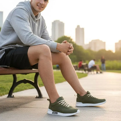 Tenis Deportivos para Caballero Casual Confort. Calzado liviano, moderno y resistente con suela inyectada amortiguada, ideal para uso diario y caminatas.