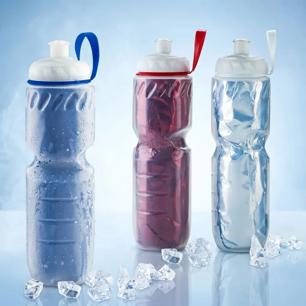 Termo conservador de frío DROPS portátil con aislamiento térmico, ideal para agua, jugos, bebidas frías, deporte, trabajo, viajes y uso diario.