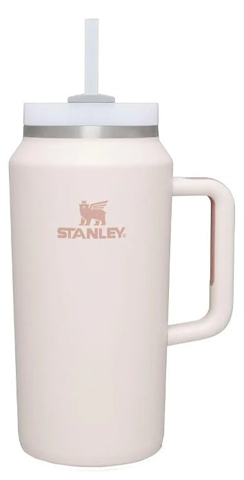 Termo Stanley Quencher 1.9 litros en acero inoxidable, mantiene bebidas frías y calientes por horas con diseño ergonómico.
