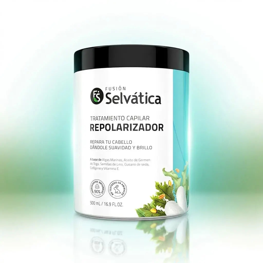 Tratamiento repolarizador capilar para cabellos dañados y deshidratados. Ayuda a balancear el pH, restaurar la fibra capilar y devolver brillo, suavidad y movimiento natural. Ideal para reparación profunda.