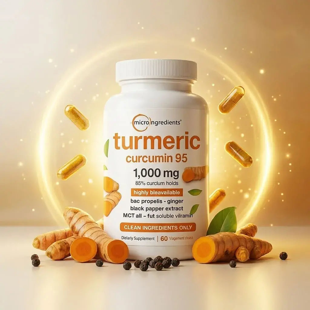 Suplemento Turmeric Curcumin natural que apoya el bienestar articular, la movilidad y el equilibrio corporal en una rutina diaria saludable.