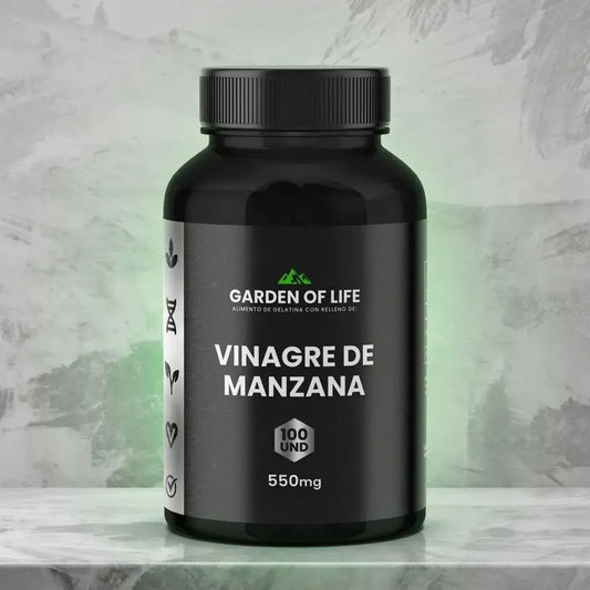 Vinagre de Manzana en softgels, frasco oscuro de 360 cc con termosellado de seguridad. Complemento para bienestar digestivo, metabolismo y control del apetito.