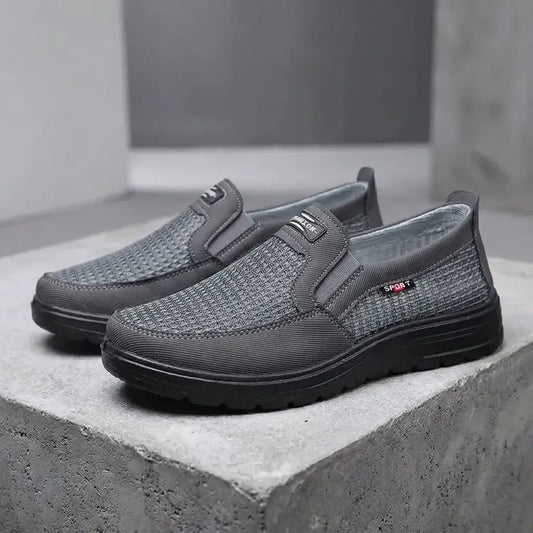 Zapato Confort Elite X1 para hombre, cómodo, transpirable y sin cordones. Diseño casual elegante con suela ergonómica para trabajo, reuniones y uso diario.