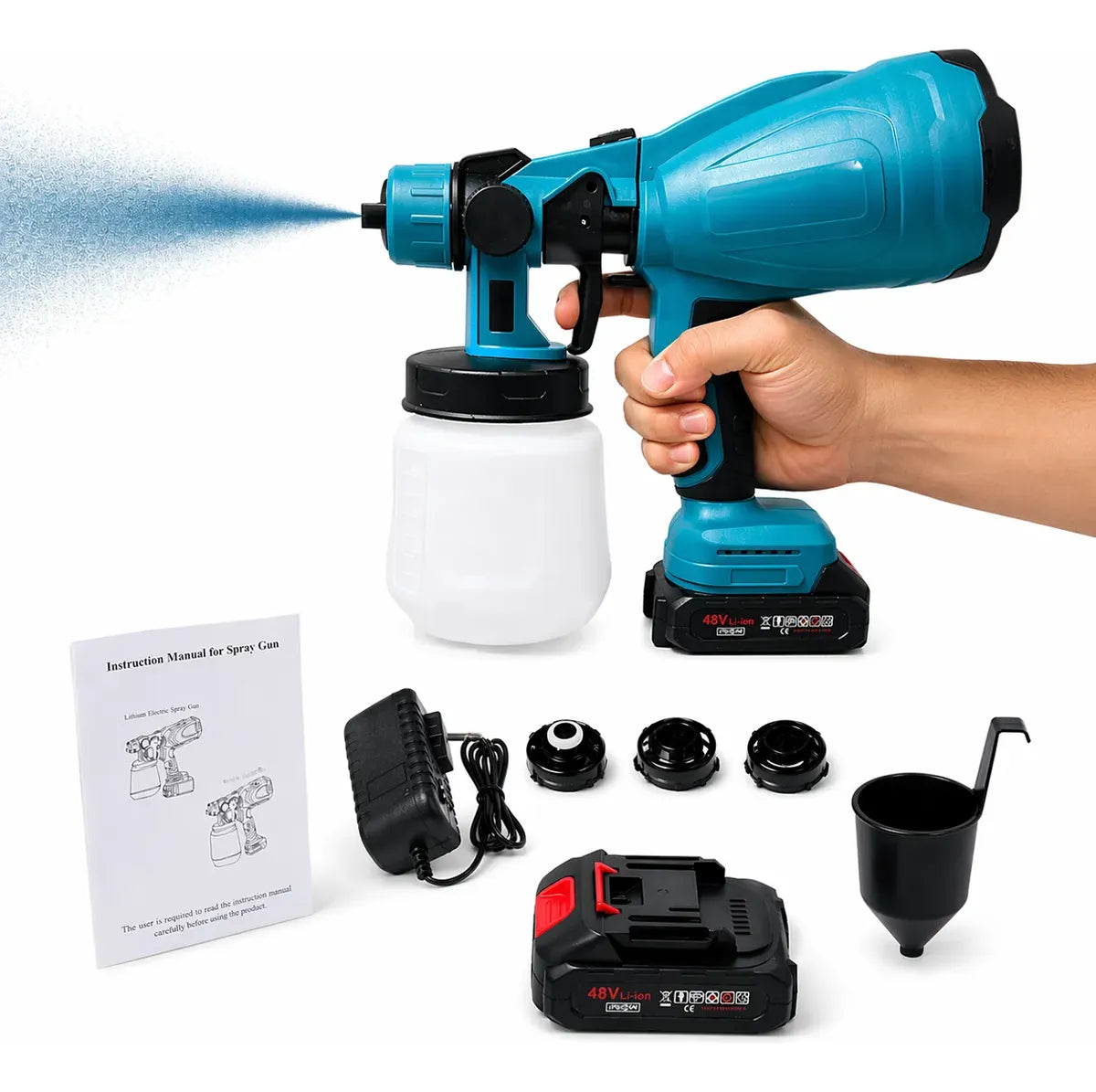 Pistola de Pintura Inalámbrica Doble Vip