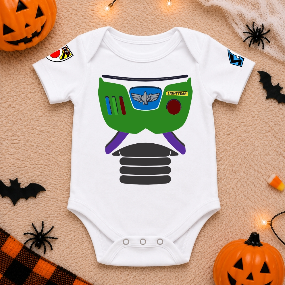 body bebé Halloween 100% algodón