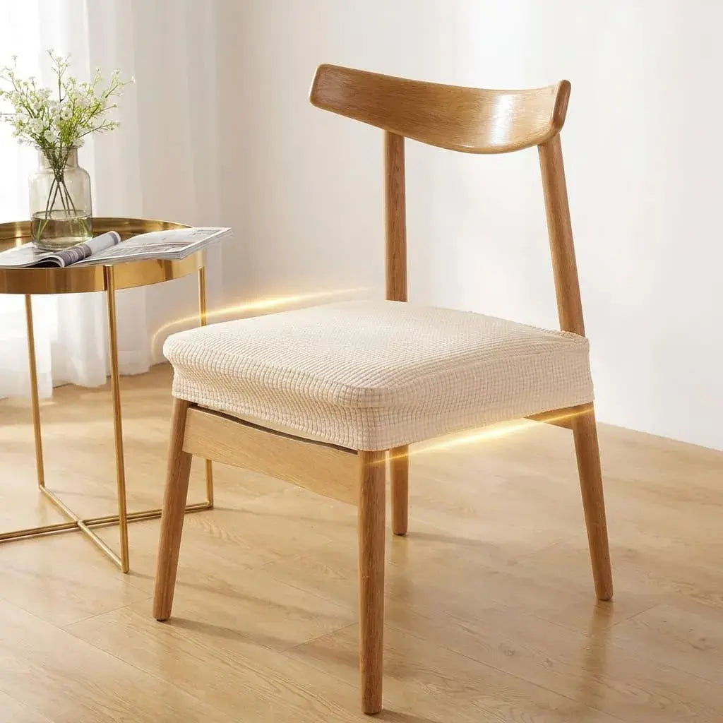 Forro Protector para Asientos de Comedor Ajuste Elástico y Diseño Elegante